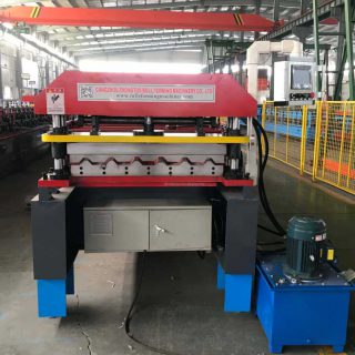 Anti-aging Trapezoidal (IBR) Roofing Sheet Roll Forming Machine